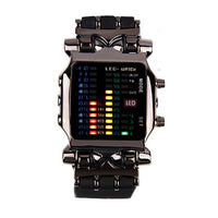 HKM-817363 Crab LED Electronic Business Watch with Calendar and Waterproof Design