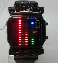 HKM-817363 Crab LED Electronic Business Watch with Calendar and Waterproof Design