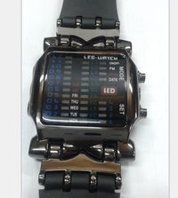 HKM-817363 Crab LED Electronic Business Watch with Calendar and Waterproof Design
