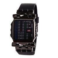 HKM-817363 Crab LED Electronic Business Watch with Calendar and Waterproof Design