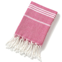 HKM-817427 Tassel Design Polyester Cotton Swimming Towel in Various Colors