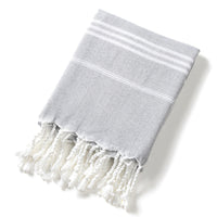 HKM-817427 Tassel Design Polyester Cotton Swimming Towel in Various Colors