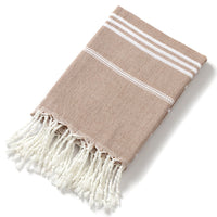 HKM-817427 Tassel Design Polyester Cotton Swimming Towel in Various Colors