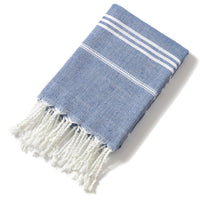 HKM-817427 Tassel Design Polyester Cotton Swimming Towel in Various Colors