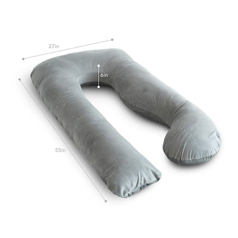 HKM-817683 Multifunctional Lumbar Support Pillow for Comfort in Side Sleeping and Breastfeeding