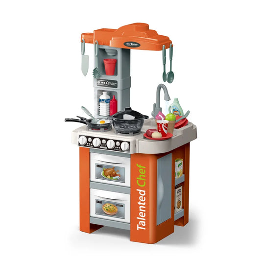 KTX-817683 Pretend Play Water Cooking Game Kitchen Toys Set for Ages 0 to 13 Years