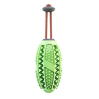 HKM-818451 New Pet Dog Food Leakage Ball Toothbrush Elastic Rubber Ball Molar Bite Resistant Pet Interactive Toy Supplies