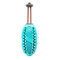 HKM-818451 New Pet Dog Food Leakage Ball Toothbrush Elastic Rubber Ball Molar Bite Resistant Pet Interactive Toy Supplies
