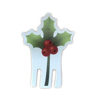 HKM-818451 Santa Hat Wine Glass Covers - 10 Pcs Non-Woven Fabric Christmas Decor for Parties