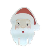HKM-818451 Santa Hat Wine Glass Covers - 10 Pcs Non-Woven Fabric Christmas Decor for Parties