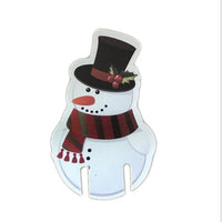 HKM-818451 Santa Hat Wine Glass Covers - 10 Pcs Non-Woven Fabric Christmas Decor for Parties