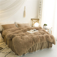 HKM-818771 Korean Mink Velvet Bedding Set - Multiple Sizes Available