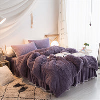 HKM-818771 Korean Mink Velvet Bedding Set - Multiple Sizes Available