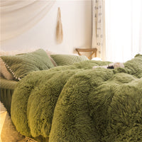 HKM-818771 Korean Mink Velvet Bedding Set - Multiple Sizes Available