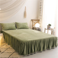 HKM-818771 Korean Mink Velvet Bedding Set - Multiple Sizes Available