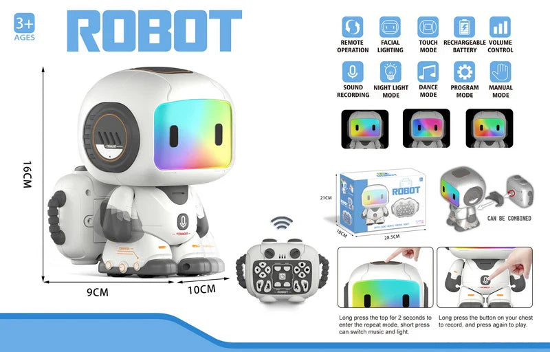 HKM-818963 Intelligent 2.4GHz Wireless Dancing Musical Robot with Color Light for Ages 5 and Up