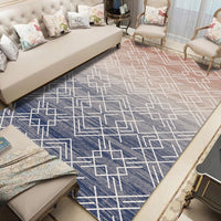 HKM-819219 Modern Rectangle Non-Slip Bedside Blanket Carpet for Living Room and Bedroom