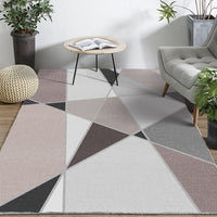 HKM-819219 Modern Rectangle Non-Slip Bedside Blanket Carpet for Living Room and Bedroom