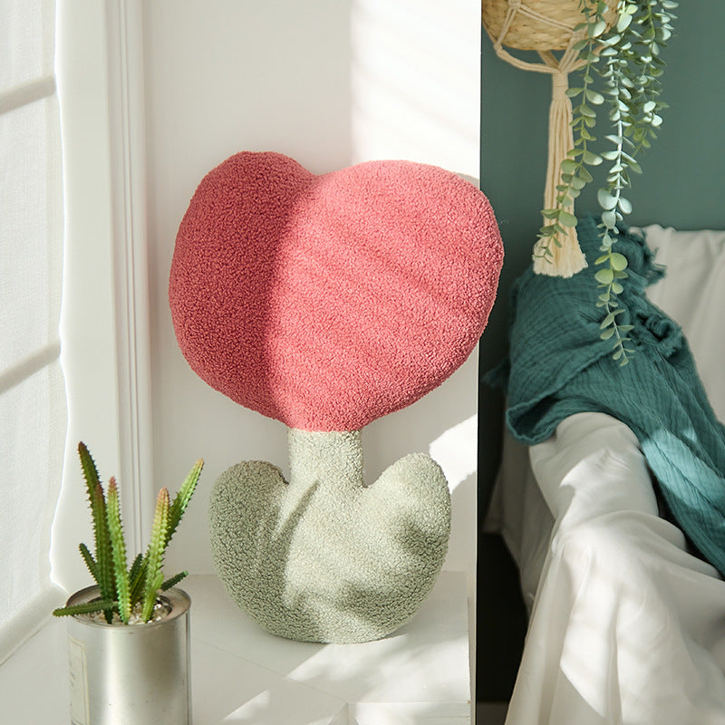 HKM-819283 Nordic Style Medium Throw Pillow in Pinellia Colors