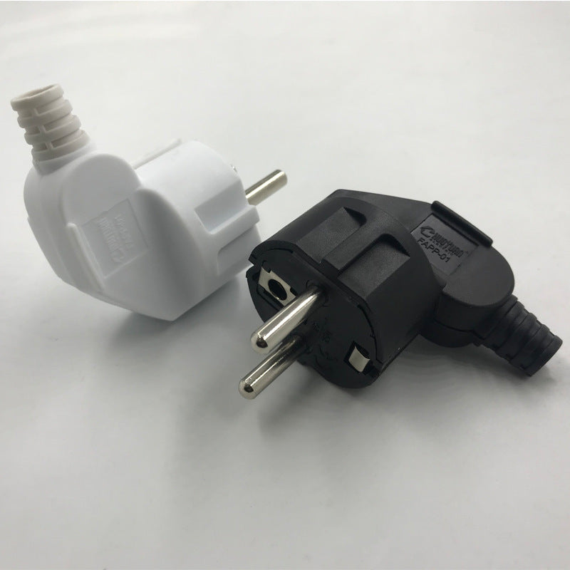 HKM-819347 European Plug Adapter for Wiring Assembly in South Korea and Russia, ROHS Certified