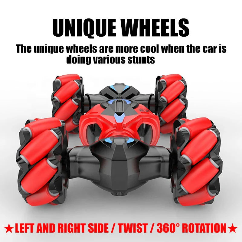 HKM-819411 Stunt Remote Control Twister Car - 360° Rotating, Drift Capable, Indoor/Outdoor Fun for Ages 5 and Up