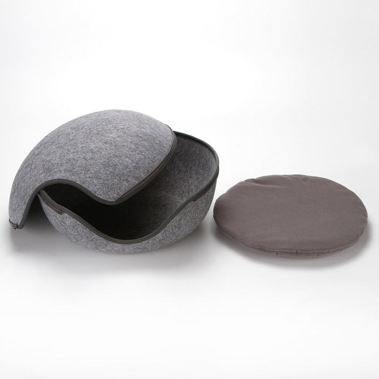 HKM-819539 Fashion And Innovation Cat Litter Egg-shaped Warm Pet Litter Personality Cute Dog Kennel