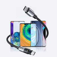 HKM-819539 USB C Car Charger with Single Head Connector and Data Cable Included