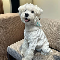HKM-819667 Knitted Warm Sweater for Pets - Four-Leg Design for Autumn and Winter, Multiple Sizes Available
