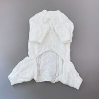 HKM-819667 Knitted Warm Sweater for Pets - Four-Leg Design for Autumn and Winter, Multiple Sizes Available