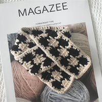 HKM-819667 Small Dog Beret and Scarf Set with Black and Gray Options for Pets