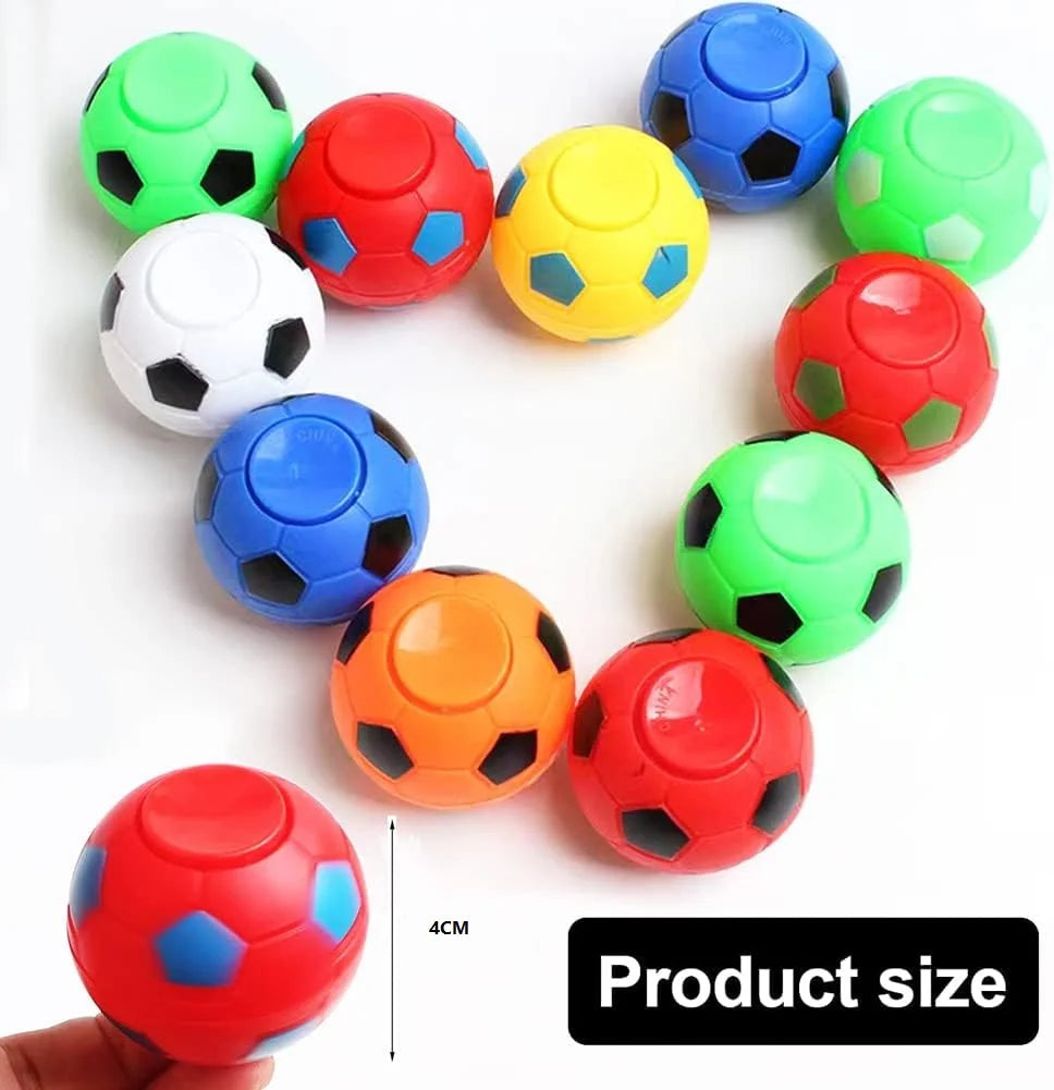 HKM-819795 Custom Plastic Mini Fidget Sensory Spinners - Soccer Football Ball Toys for All Ages