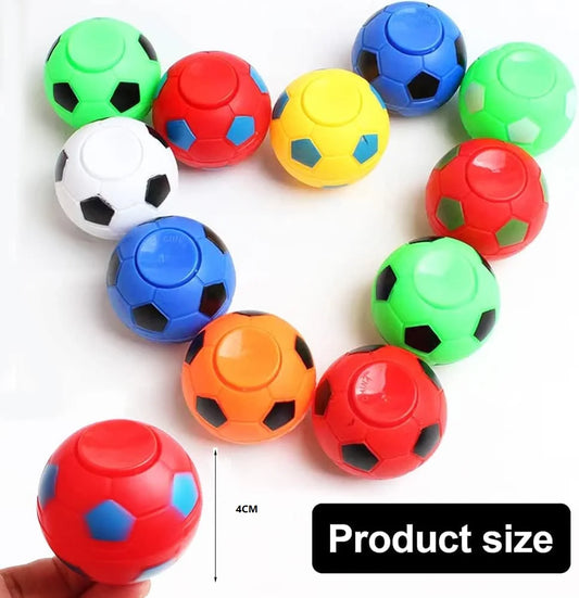 HKM-819795 Custom Plastic Mini Fidget Sensory Spinners - Soccer Football Ball Toys for All Ages
