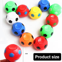 HKM-819795 Custom Plastic Mini Fidget Sensory Spinners - Soccer Football Ball Toys for All Ages