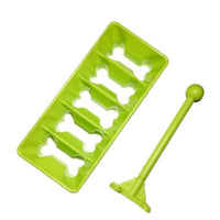 HKM-819923 Three-Dimensional Dog Bone Biscuit Baking Mold in Green