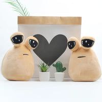 HKM-819987 Cute Plush Pou Alien Doll Stuffed Toy for Children - 22cm Super Soft Plush Birthday Gift