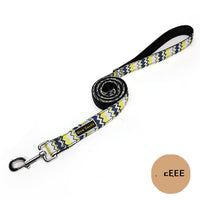 HKM-820115 Colorful Wave Pattern Nylon Dog Leash - Traction Belt, 120cm Length