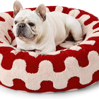 HKM-820115 Round Four Seasons Universal Warm Pet Bed - Removable and Washable Options in Various Plaids, Sizes 50x50 to 90x90 cm