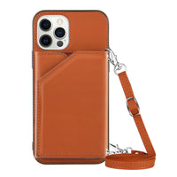HKM-820243 iPhone Card Holster Flip Business TPU Cover in Multiple Colors