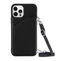 HKM-820243 iPhone Card Holster Flip Business TPU Cover in Multiple Colors