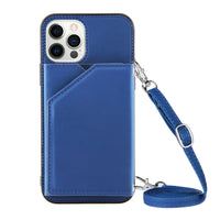 HKM-820243 iPhone Card Holster Flip Business TPU Cover in Multiple Colors