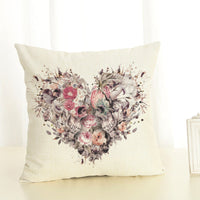 HKM-820371 Cartoon Skull Head Cushion Cover, 45x45 cm, Cotton with PP Cotton Filling