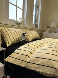 HKM-820627 Bohemian Cotton Geometric Bed Sheet Set – Available in 1.2m and 1.5m Sizes