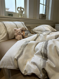 HKM-820627 Bohemian Cotton Geometric Bed Sheet Set – Available in 1.2m and 1.5m Sizes