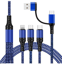 HKM-820691 5-in-1 Fast Charging Data Cable with TYPE C Interface for Mobile Devices and Laptops, 1.2m Length