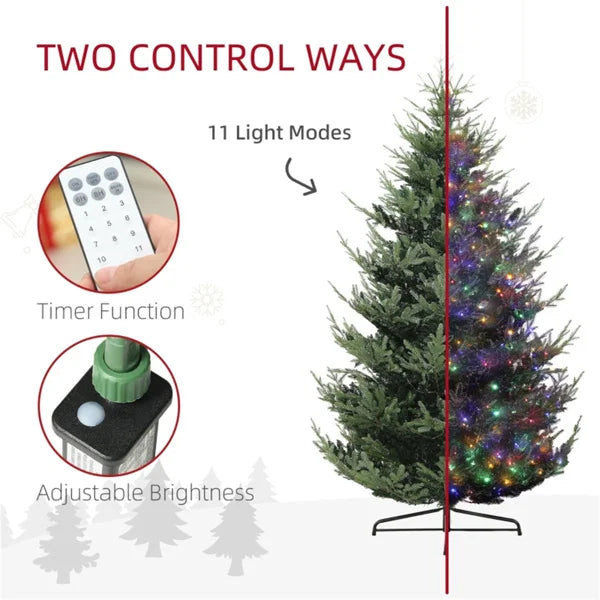 KTX-820755 Customizable 9 ft Eco-Friendly Christmas Tree with Metal Stand for Holiday Displays
