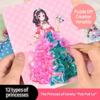HKM-820883 DIY 3D Drawing Board Puzzle Cards for Fine Motor Skills Development - Hands-On Educational Toy for Kids
