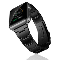 HKM-820883 Three Beads Stainless Steel Watch Strap for Apple Watch Series 1/2