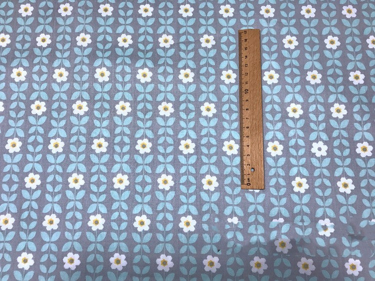 HKM-821139 Premium 100% Cotton Printed Bed Fabric for Bedding and Curtains - Water Printed, Yellow & Blue Options Available, 160cm Width