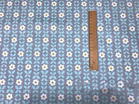 HKM-821139 Premium 100% Cotton Printed Bed Fabric for Bedding and Curtains - Water Printed, Yellow & Blue Options Available, 160cm Width