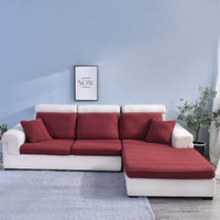 HKM-821203 Waterproof Seersucker Sofa Cover for Universal Fit - Dust and Protection Cover in Solid Color